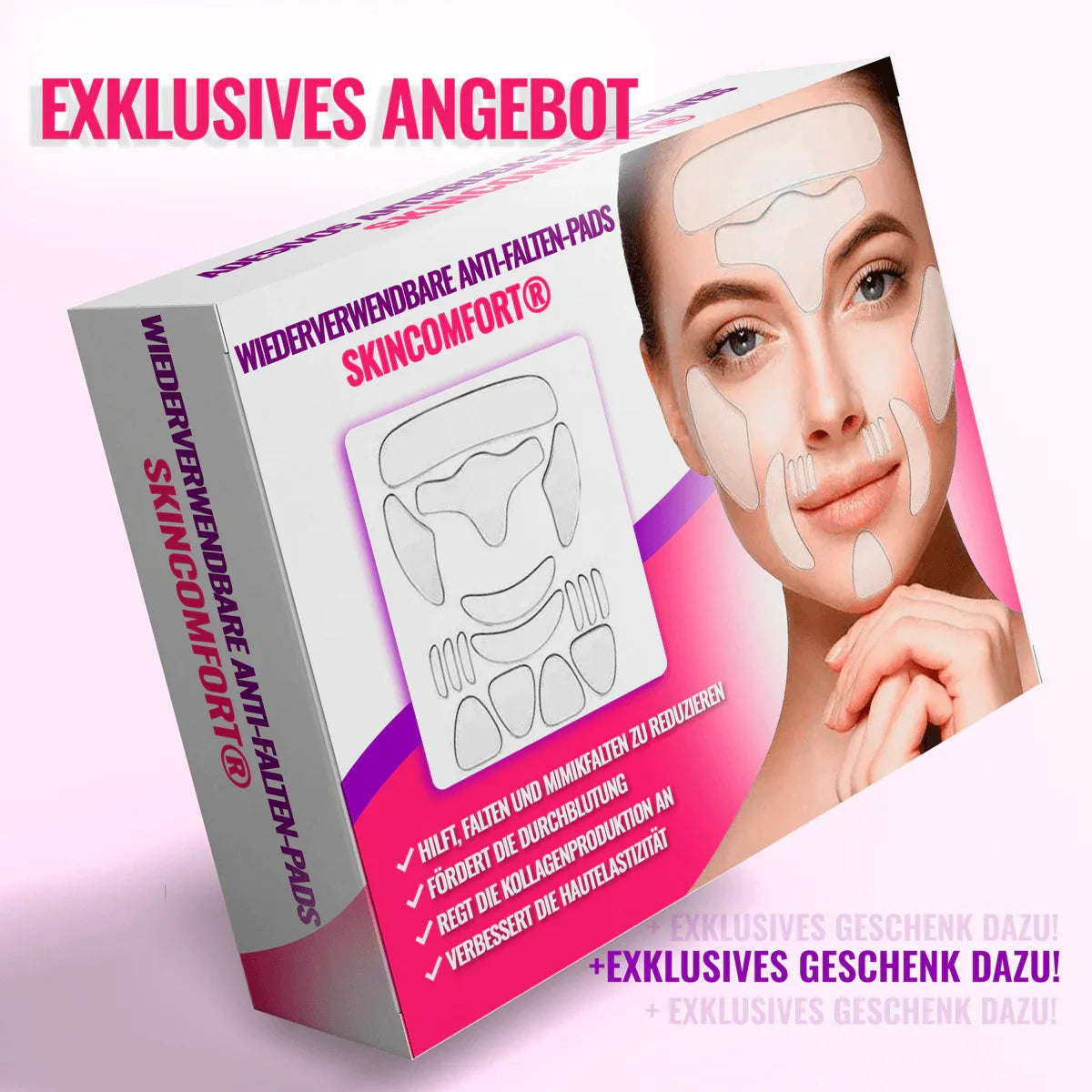 SkinComfort® - Wiederverwendbare Anti-Falten-Pads