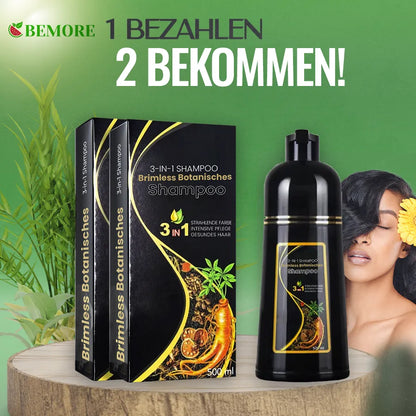 KAUF 1 – ERHALTE 2 | Brimless Botanisches 3-in-1 Shampoo – Hält bis zu 6 Monate + Gratisgeschenk