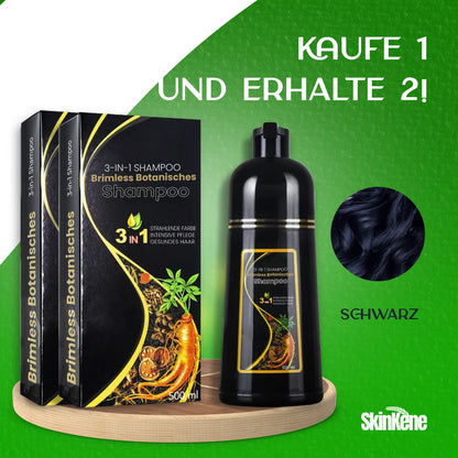 KAUF 1 – ERHALTE 2 | Brimless Botanisches 3-in-1 Shampoo – Hält bis zu 6 Monate + Gratisgeschenk