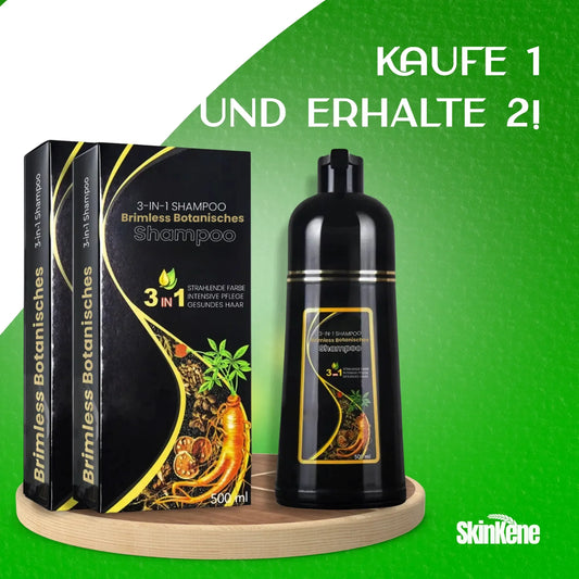 KAUF 1 – ERHALTE 2 | Brimless Botanisches 3-in-1 Shampoo – Hält bis zu 6 Monate + Gratisgeschenk